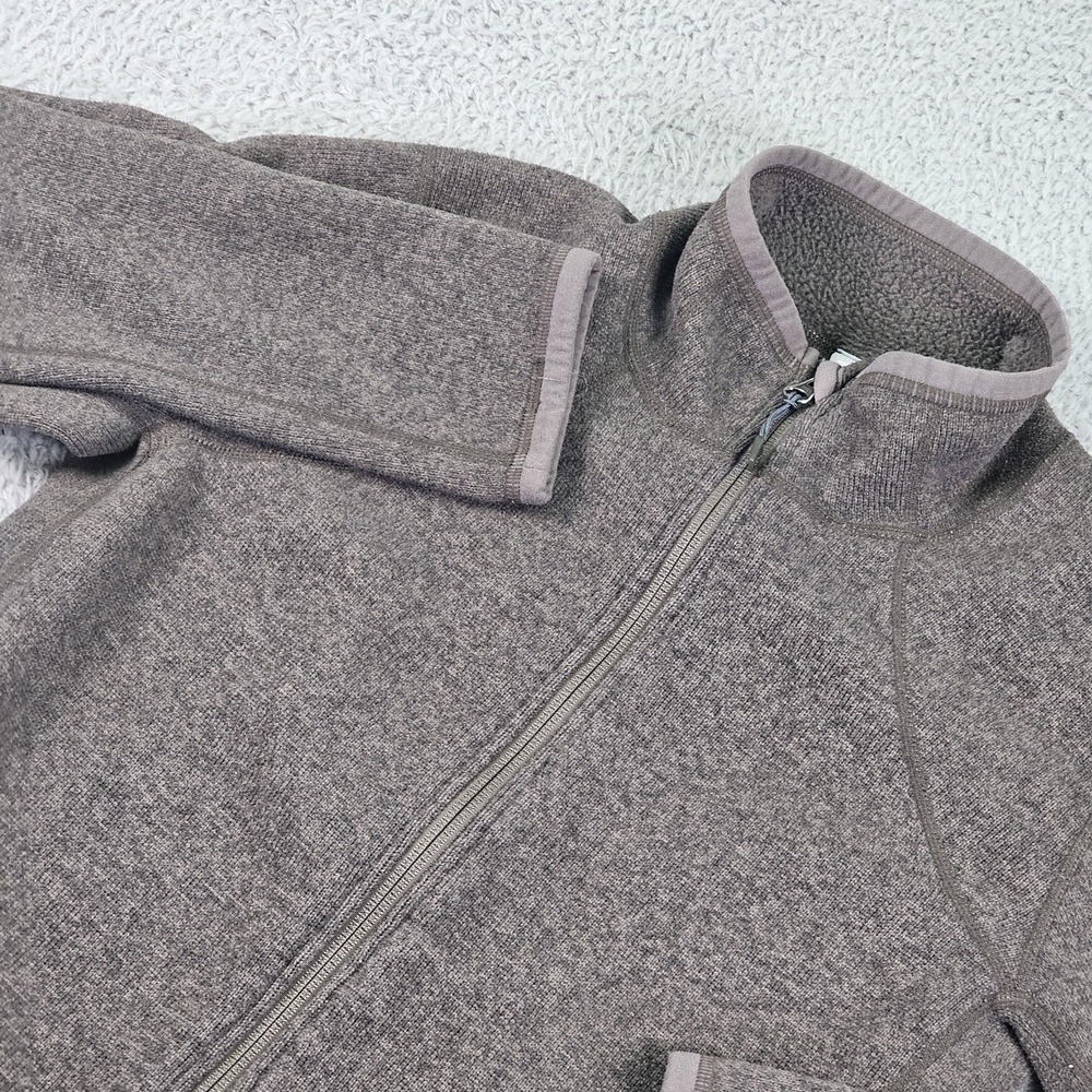 Nike ACG Jacket Womens Medium Gray Full Zip Sweater Fleece Pockets Outdoor Warm